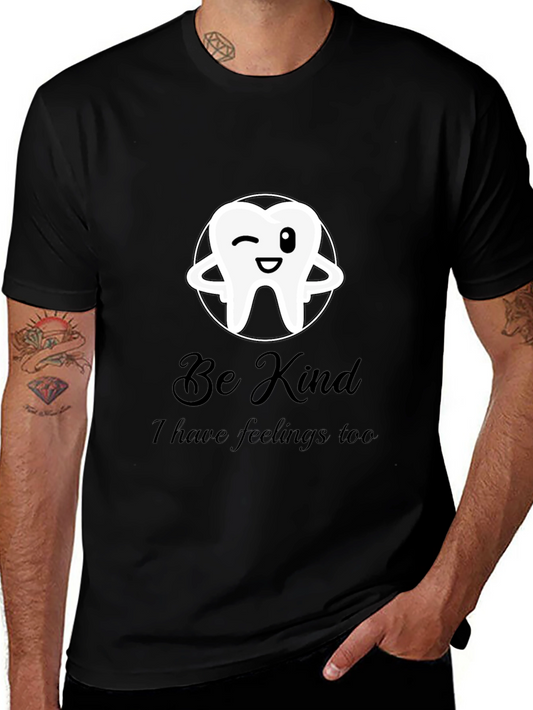 Be Kind Tooth Graphic T-Shirt - Soft Cotton Blend