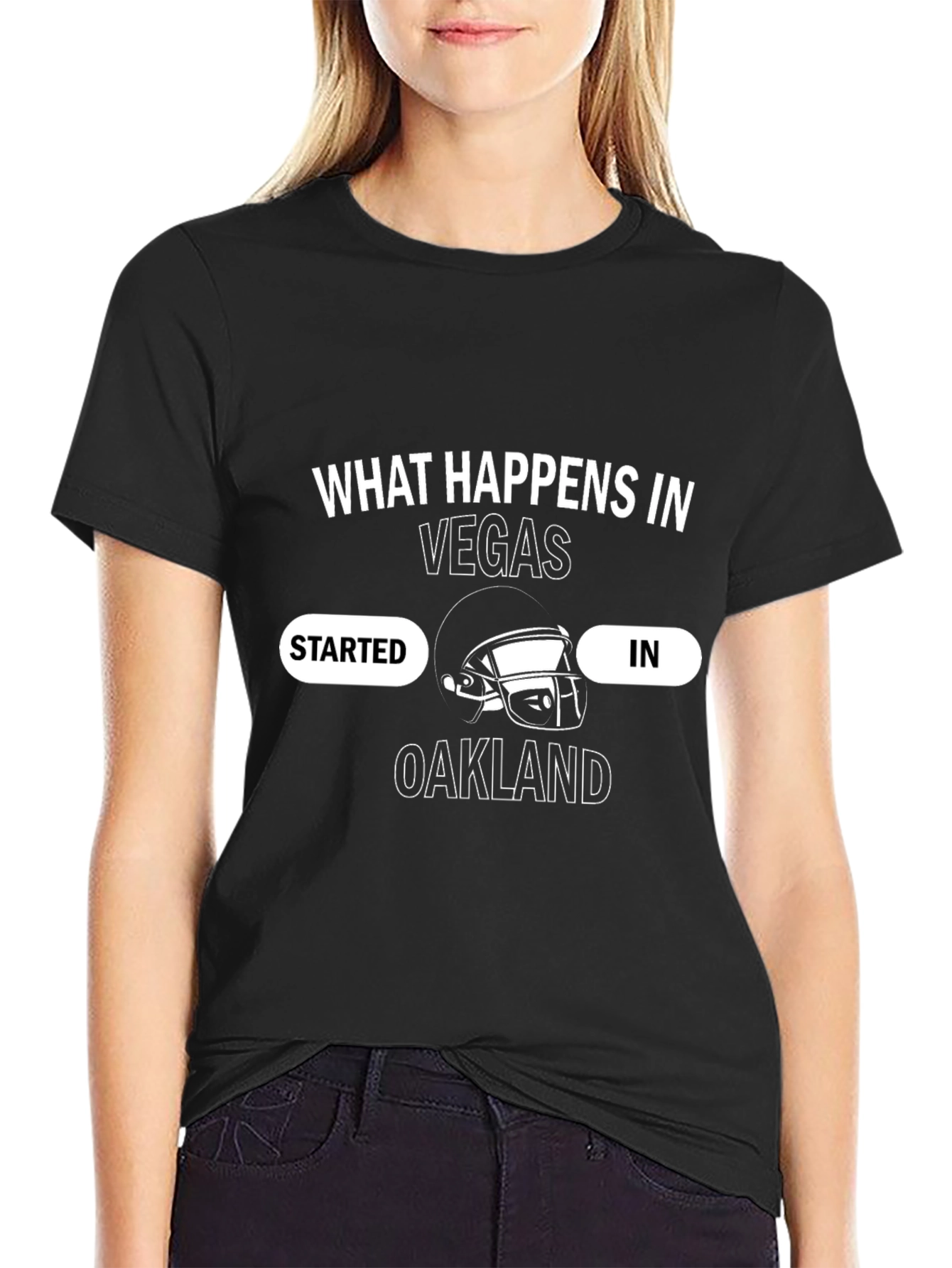 Vegas Started in Oakland Graphic Tee