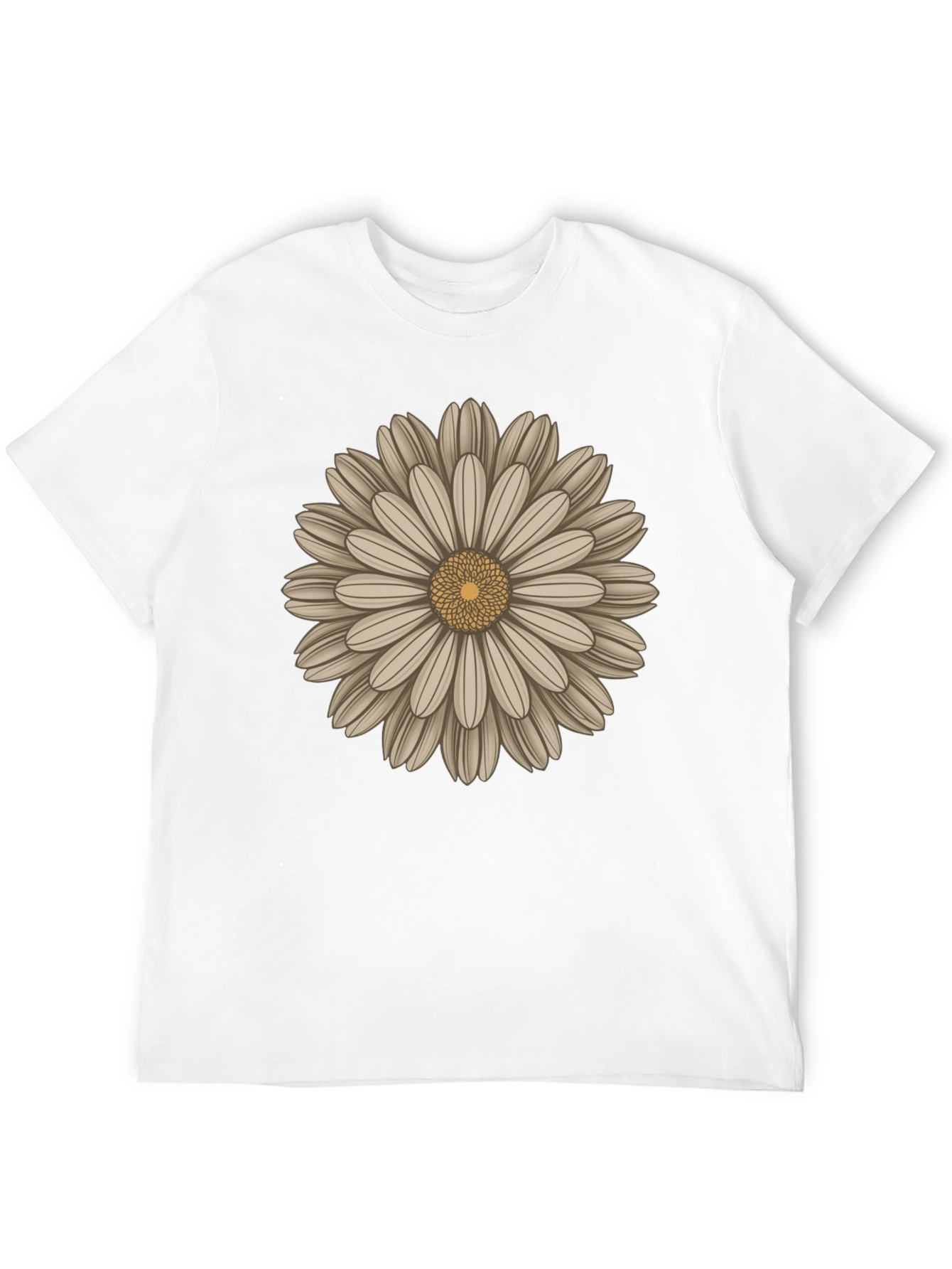 Daisy Graphic Black T-Shirt - Casual Style
