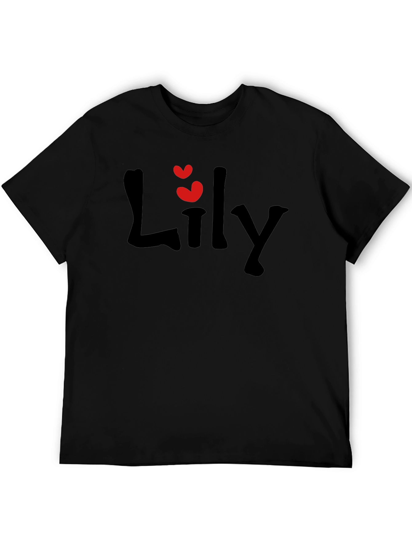 Lily Heart Graphic T-Shirt - Love Tee
