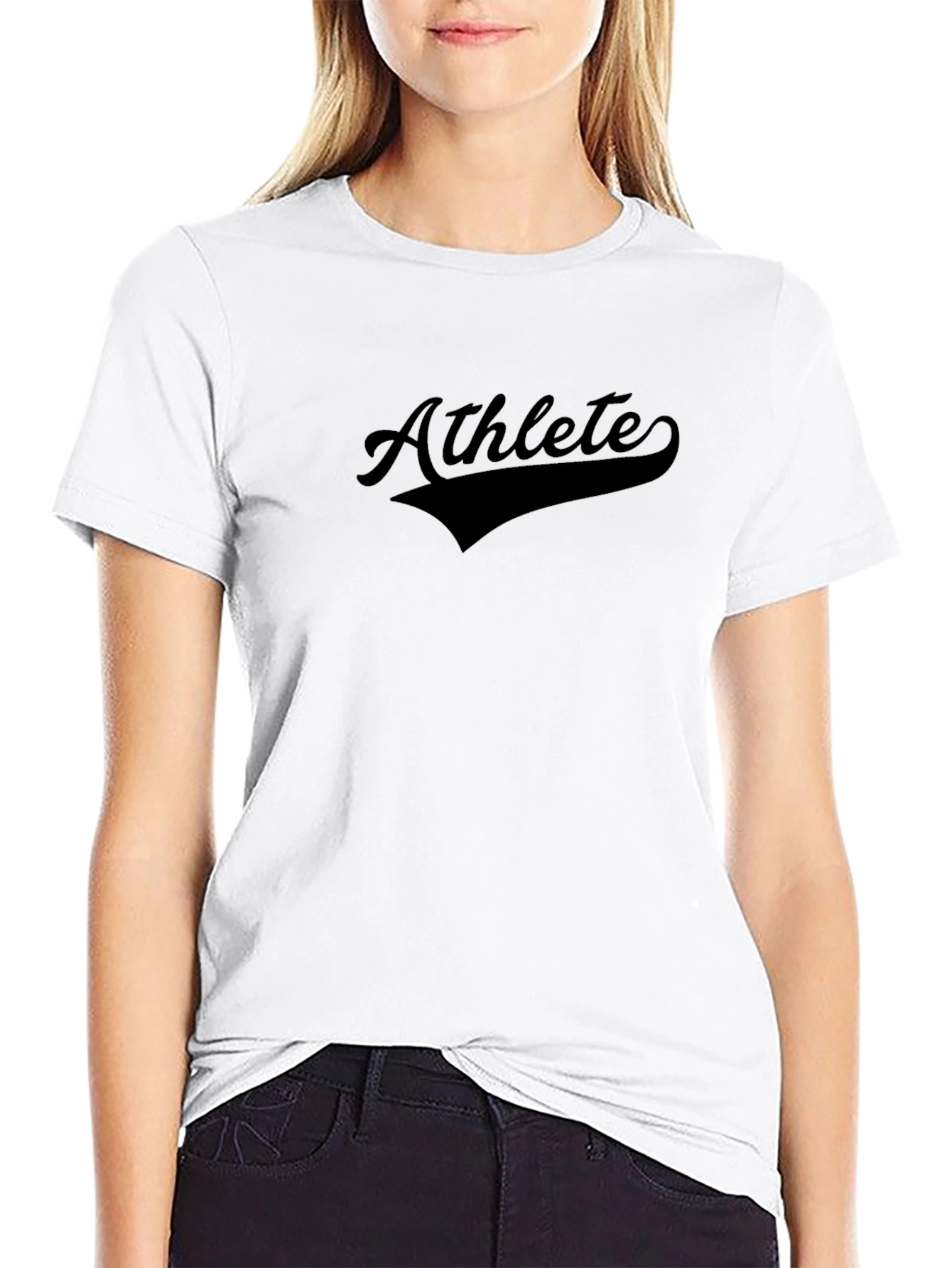 Athlete Graphic Tee - Black