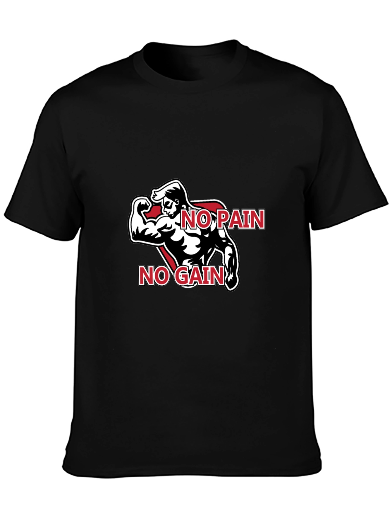 No Pain No Gain T-Shirt - Mens Fitness Tee