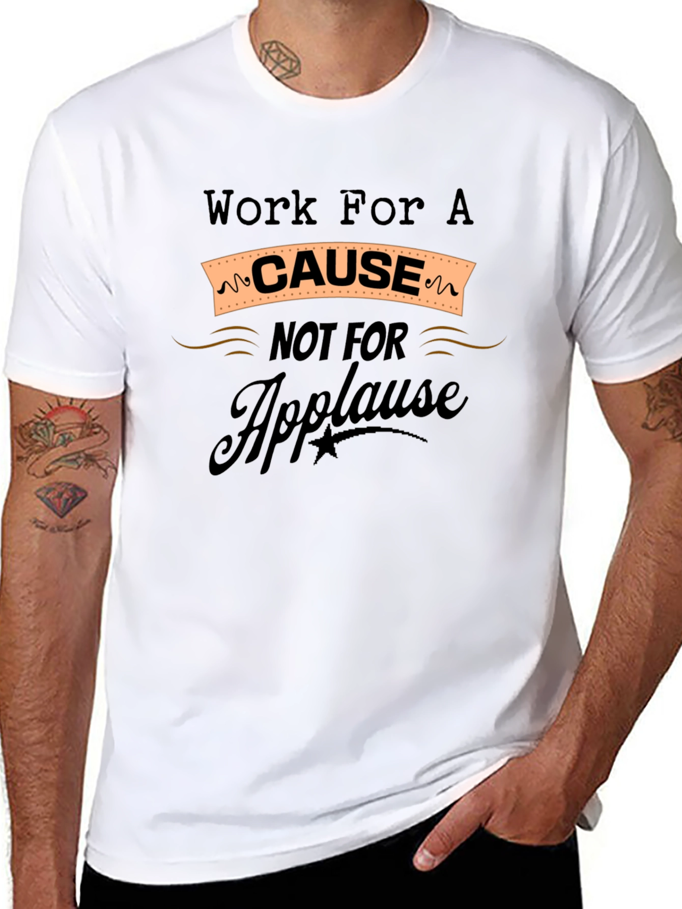Work for a Cause Graphic T-Shirt