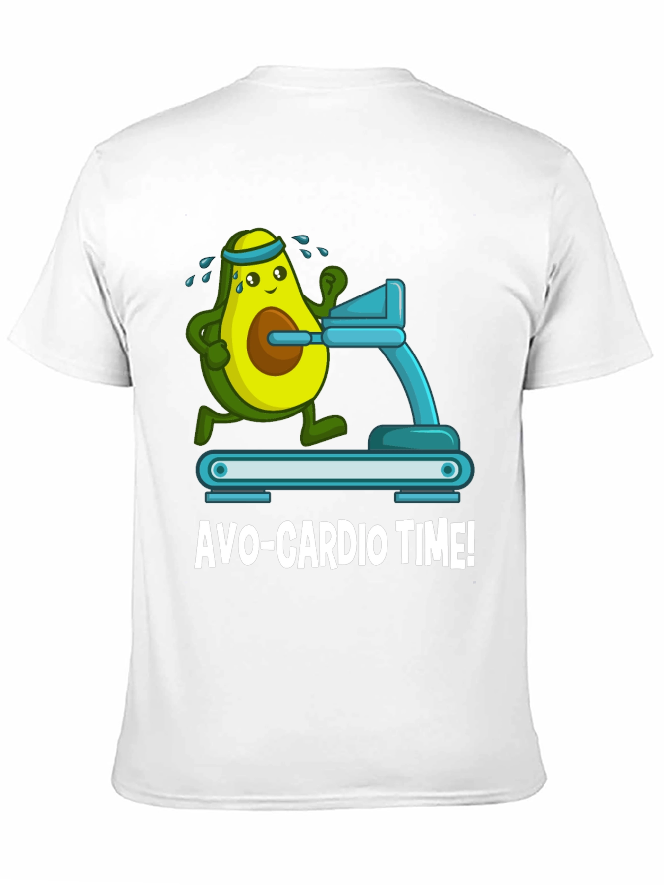 Avo-Cardio Time Funny Avocado Workout Gym T-Shirt