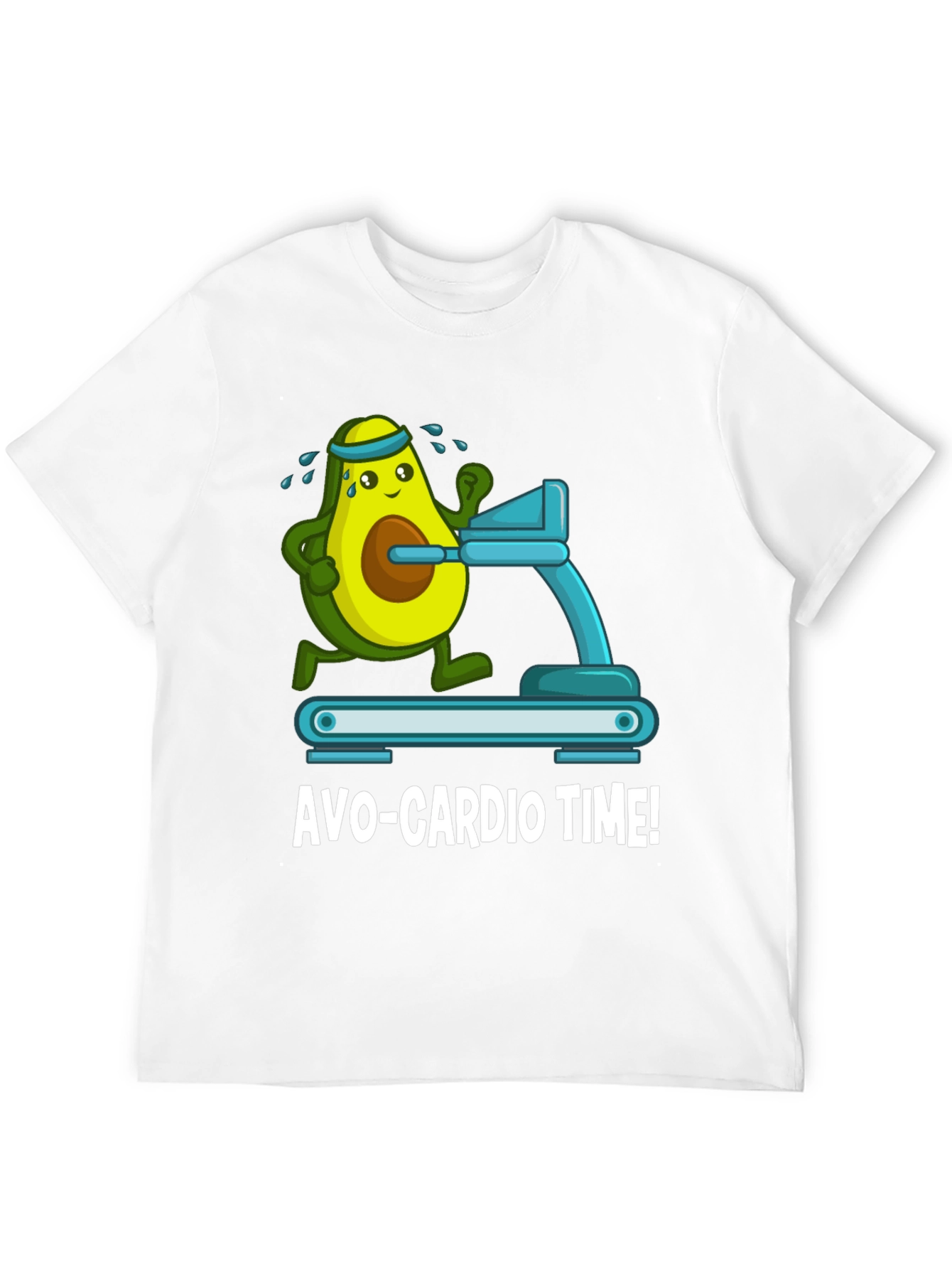 Avo-Cardio Time Funny Avocado Workout Gym T-Shirt