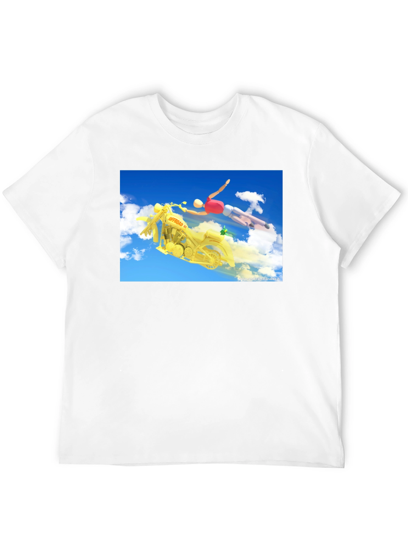 Offroad Motorcycle Rider Graphic T-Shirt