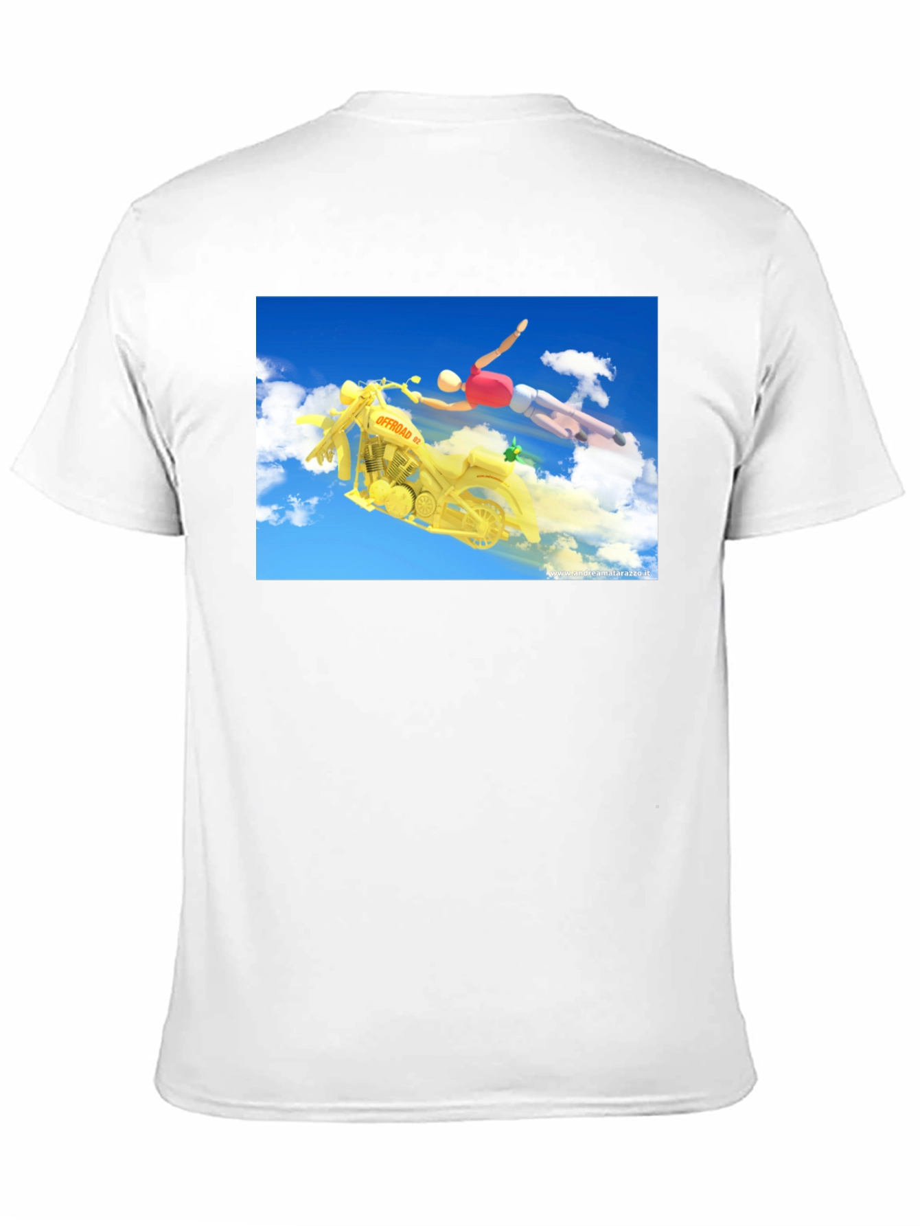 Offroad Motorcycle Rider Graphic T-Shirt