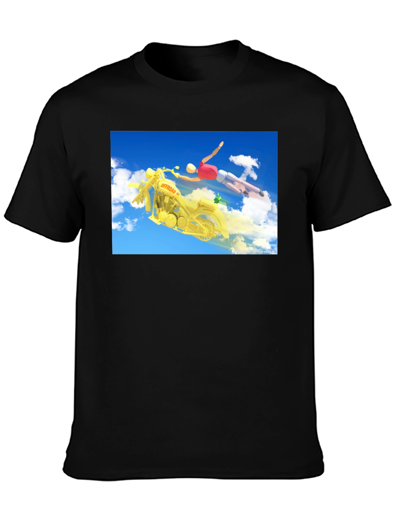 Offroad Motorcycle Rider Graphic T-Shirt