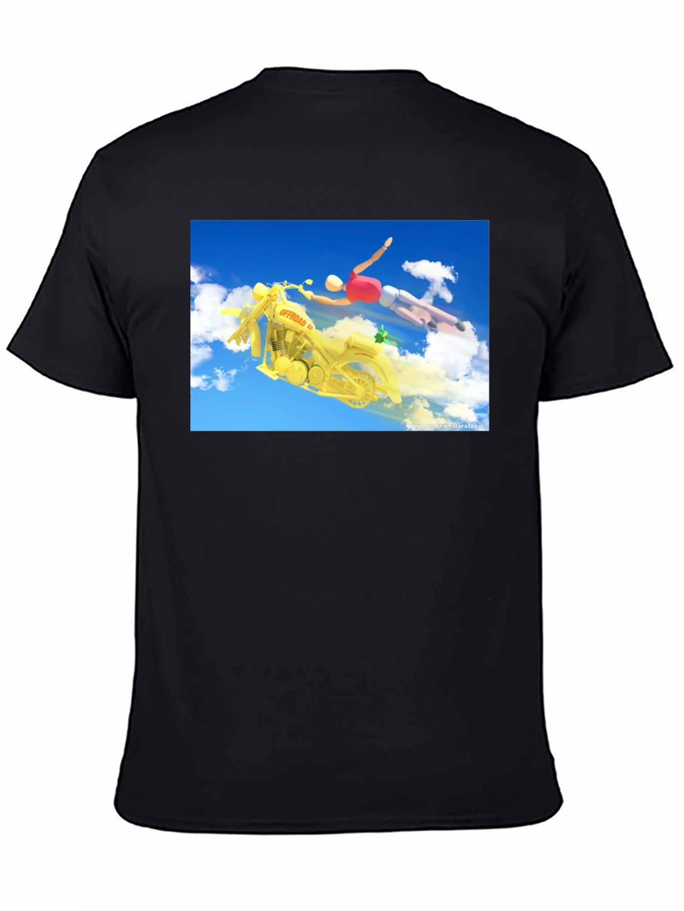 Offroad Motorcycle Rider Graphic T-Shirt