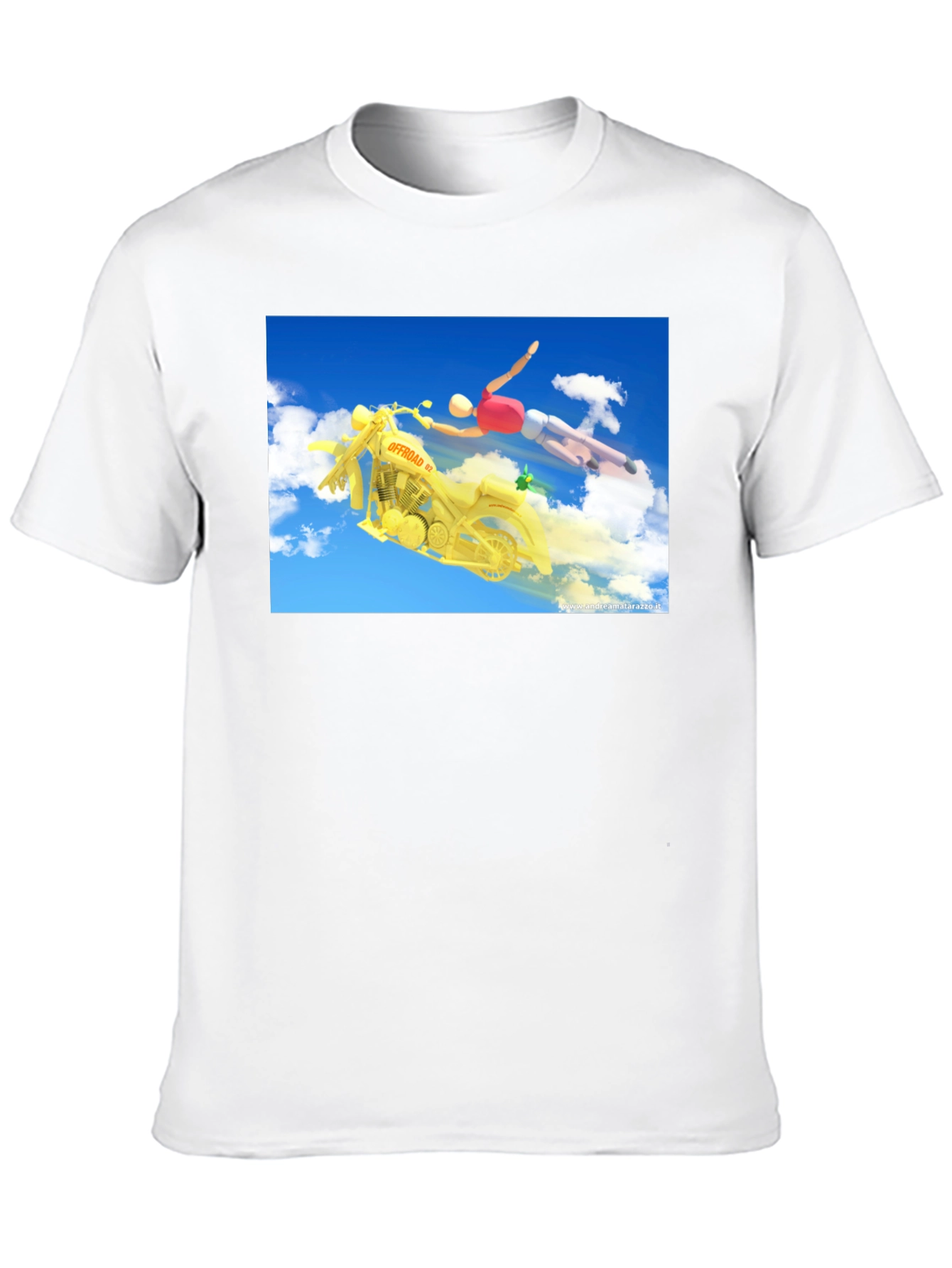 Offroad Motorcycle Rider Graphic T-Shirt