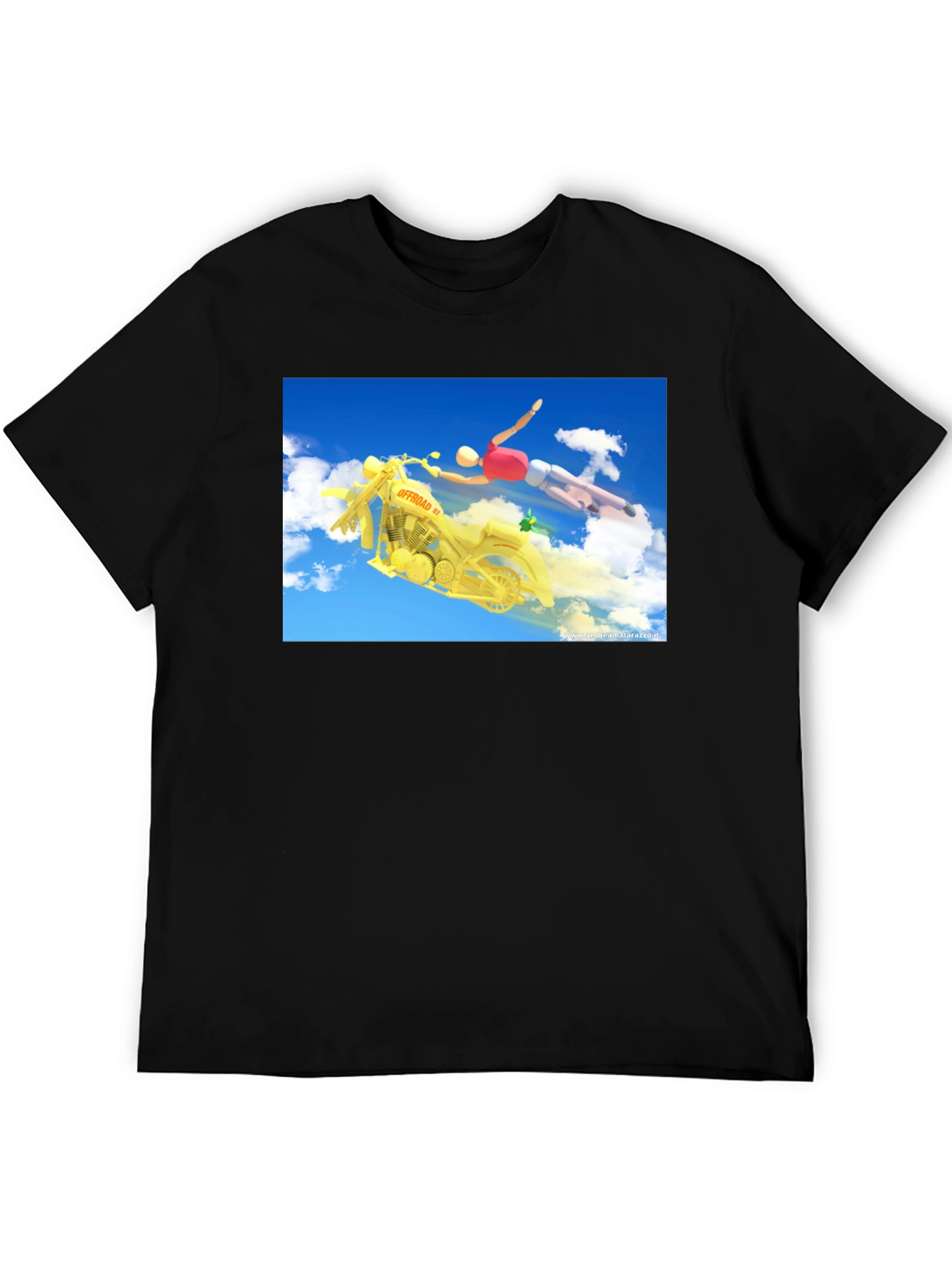 Offroad Motorcycle Rider Graphic T-Shirt