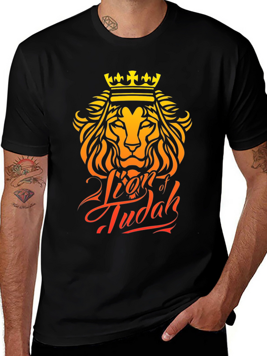 Lion of Judah Graphic Tee - Black