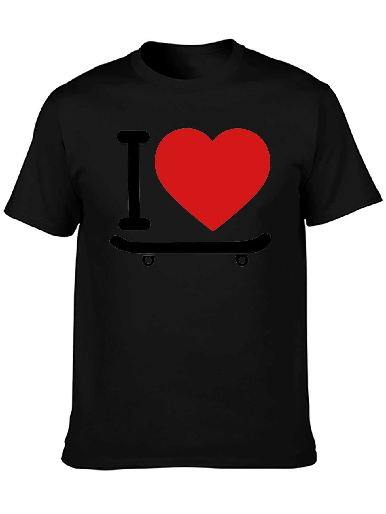 I Love Skateboarding Graphic T-Shirt