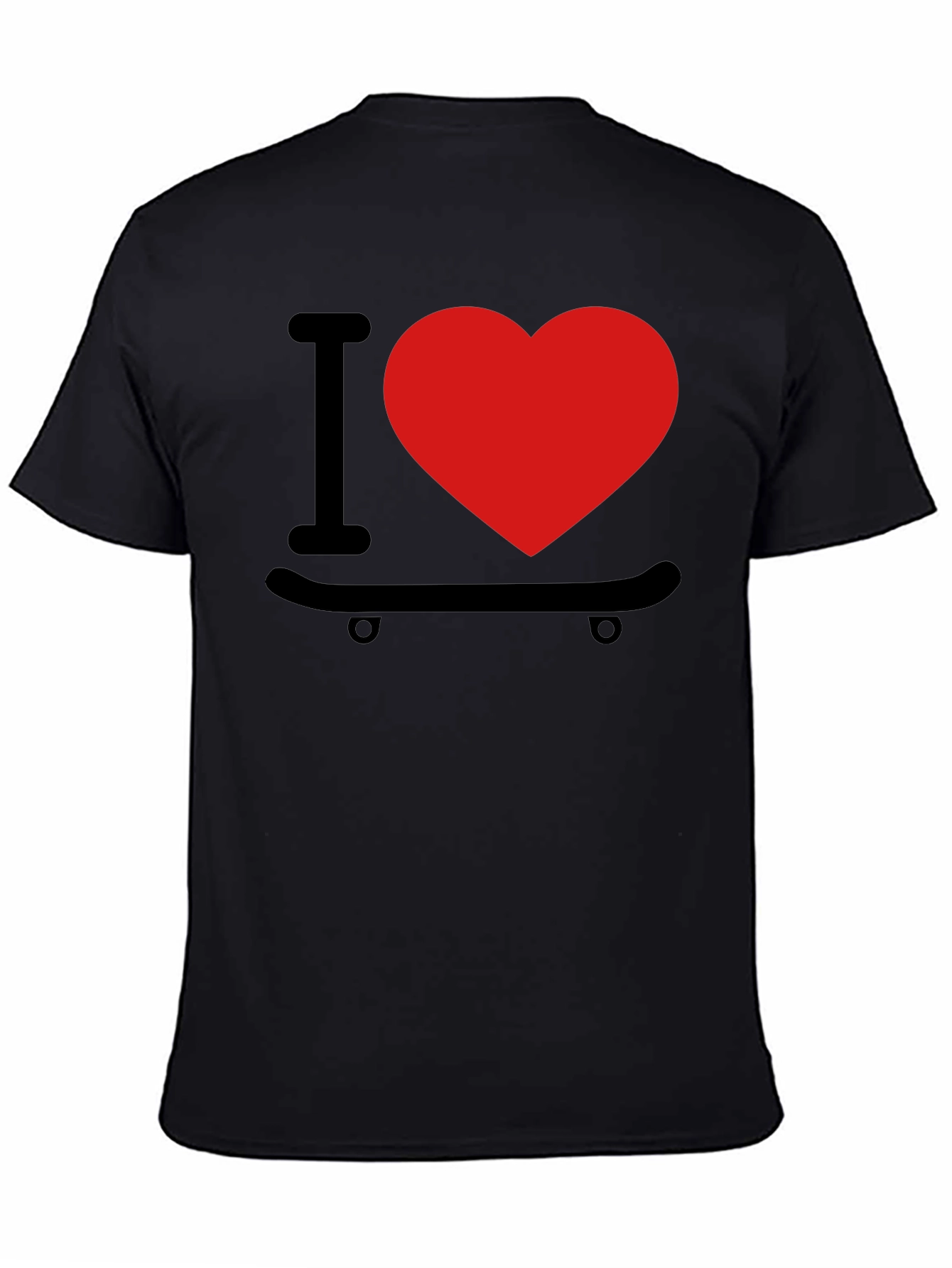 I Love Skateboarding Graphic T-Shirt