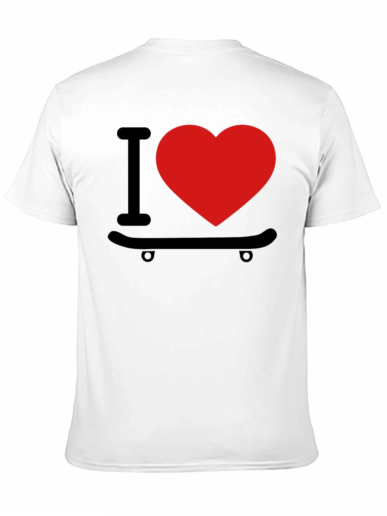 I Love Skateboarding Graphic T-Shirt