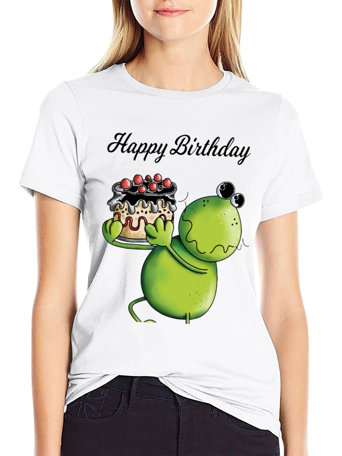 Funny Frog Happy Birthday T-Shirt