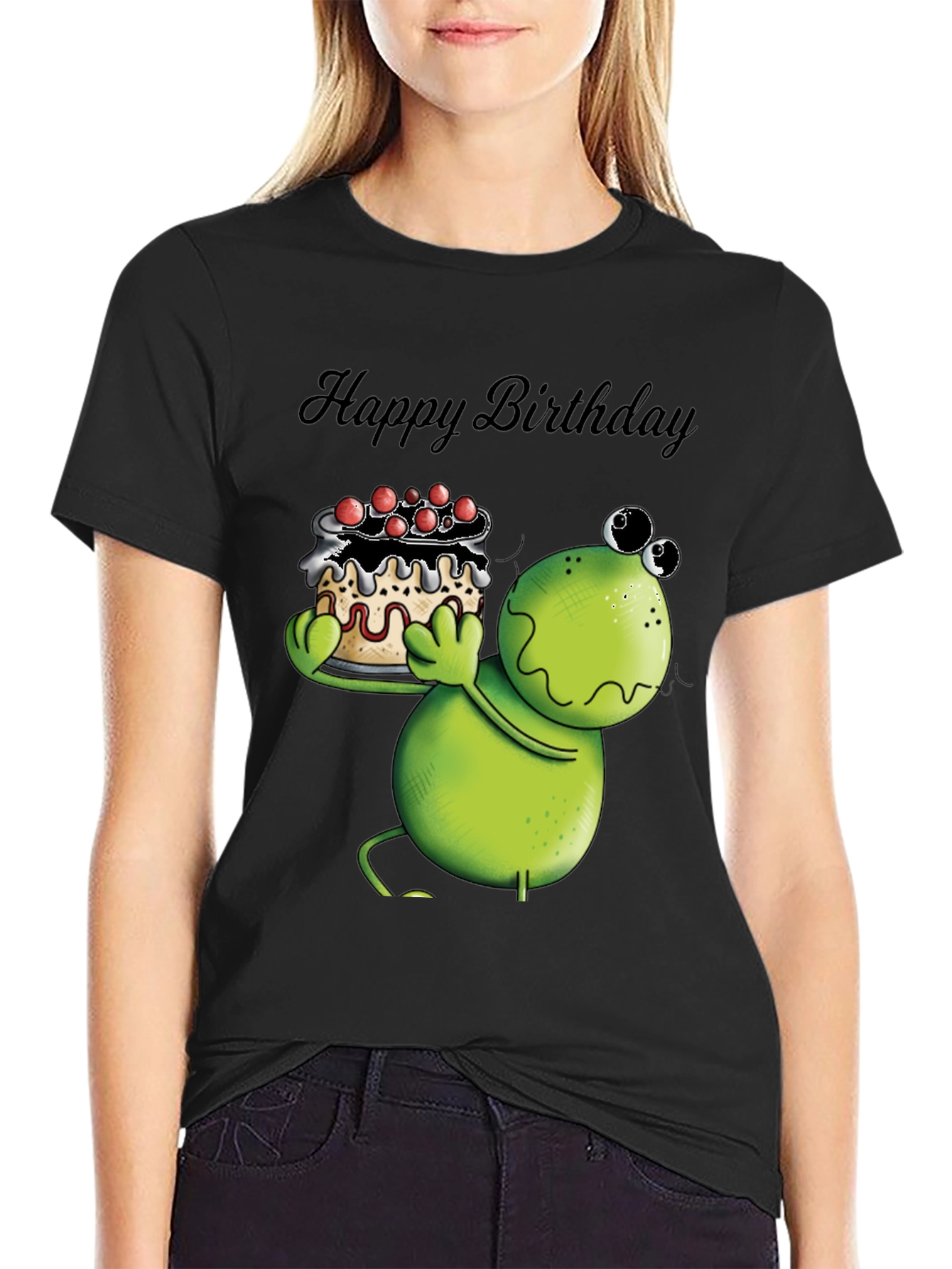 Funny Frog Happy Birthday T-Shirt