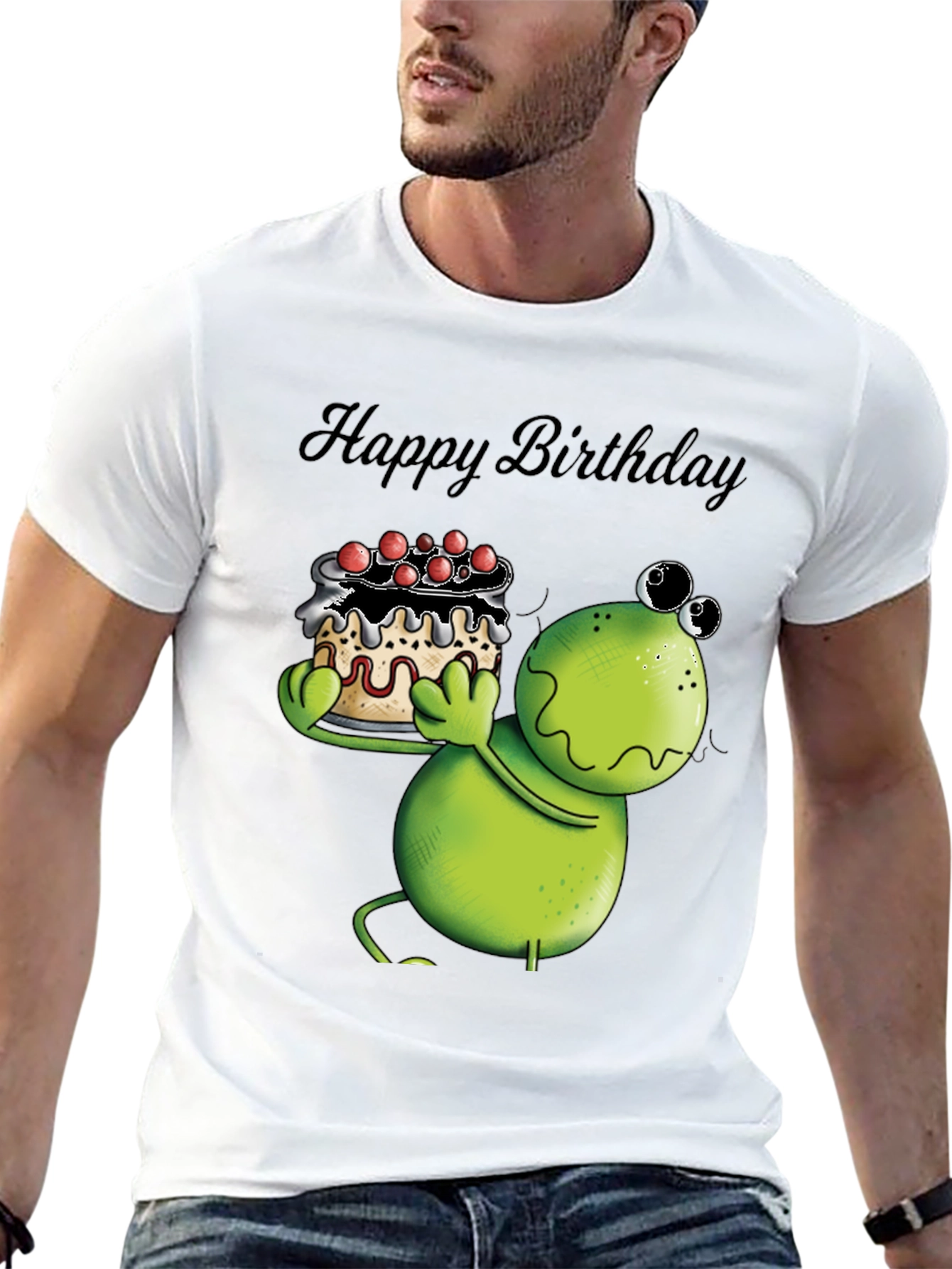 Funny Frog Happy Birthday T-Shirt