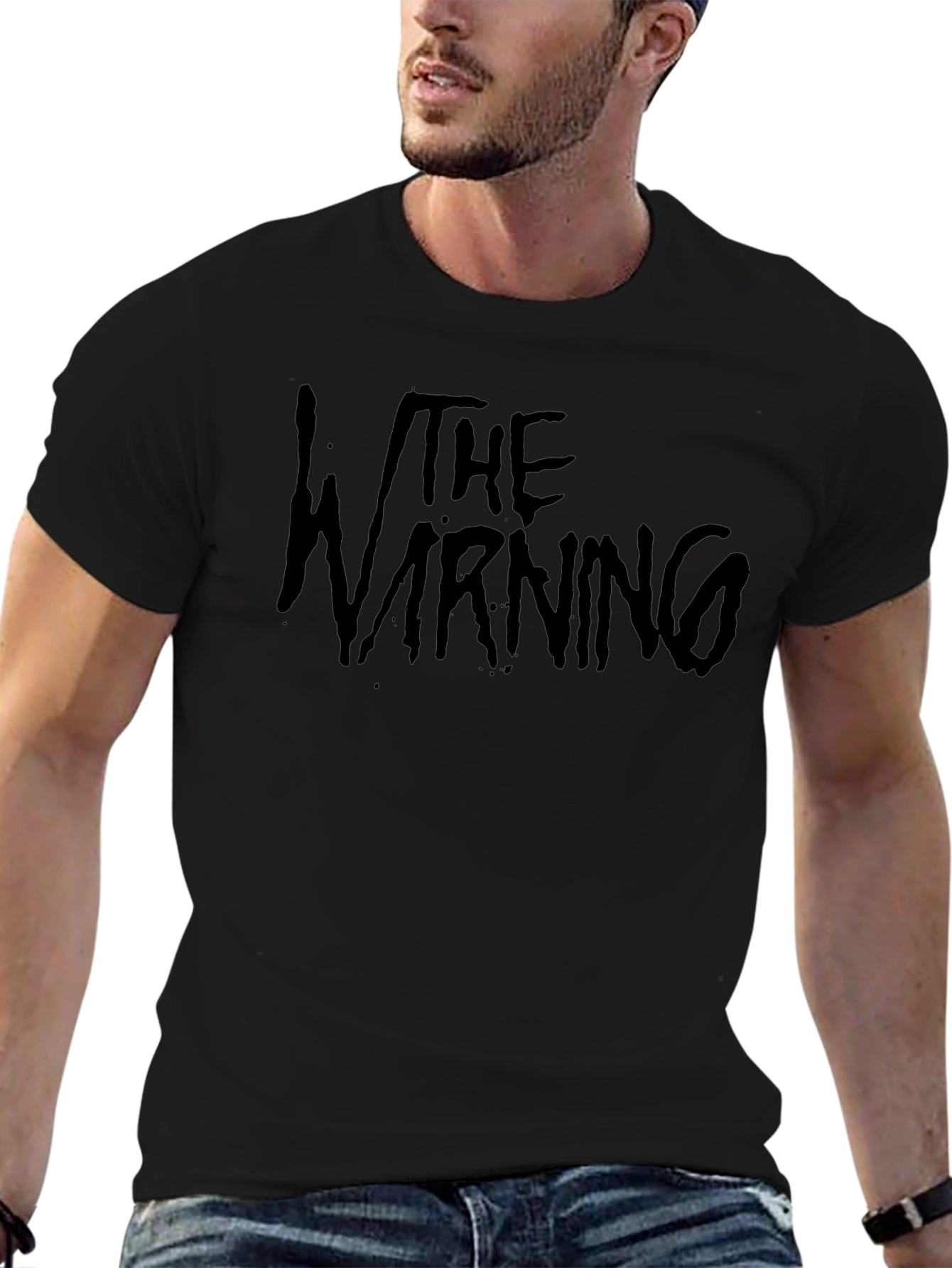 The Warning Band T-Shirt Black