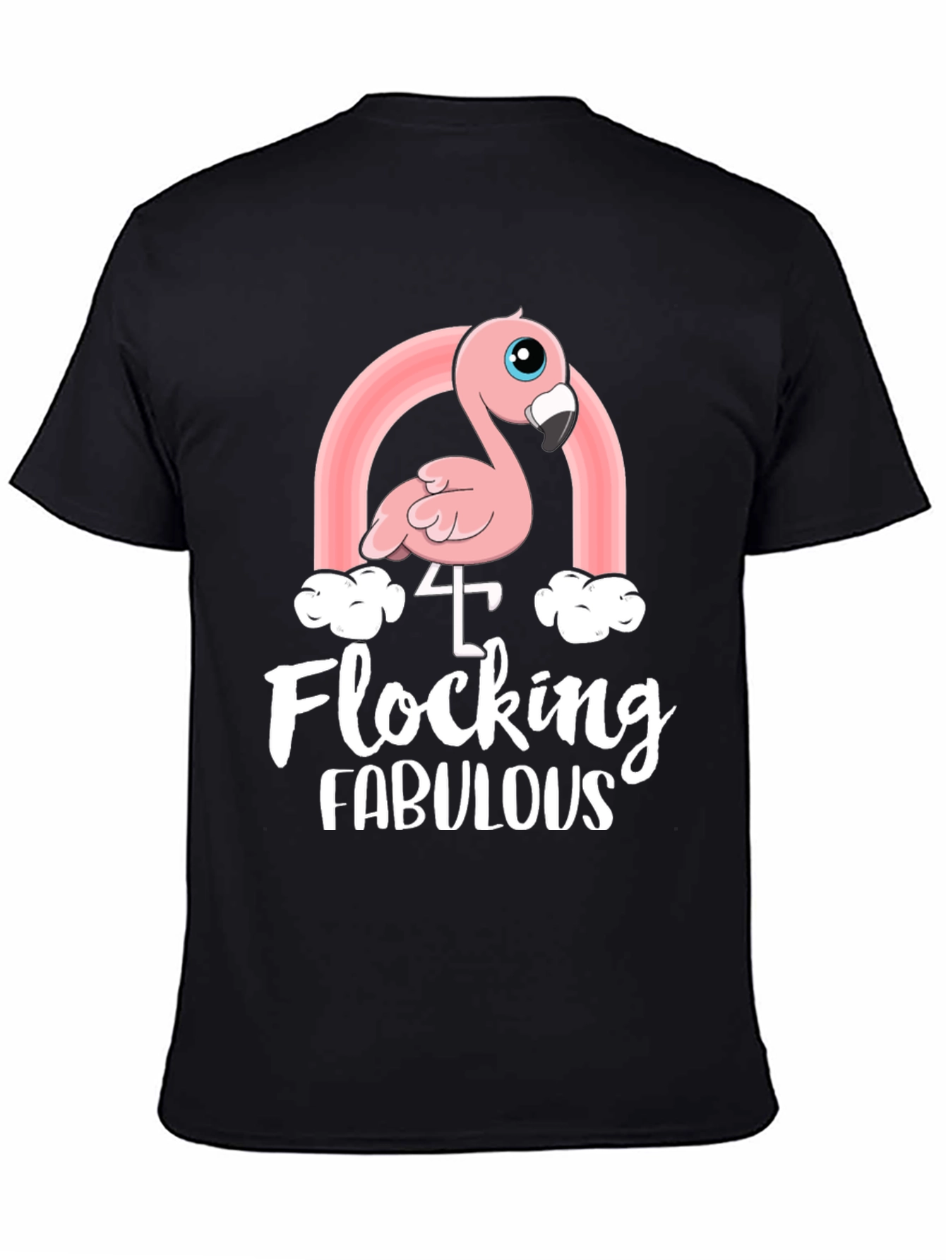 Flocking Fabulous 4th Birthday T-Shirt