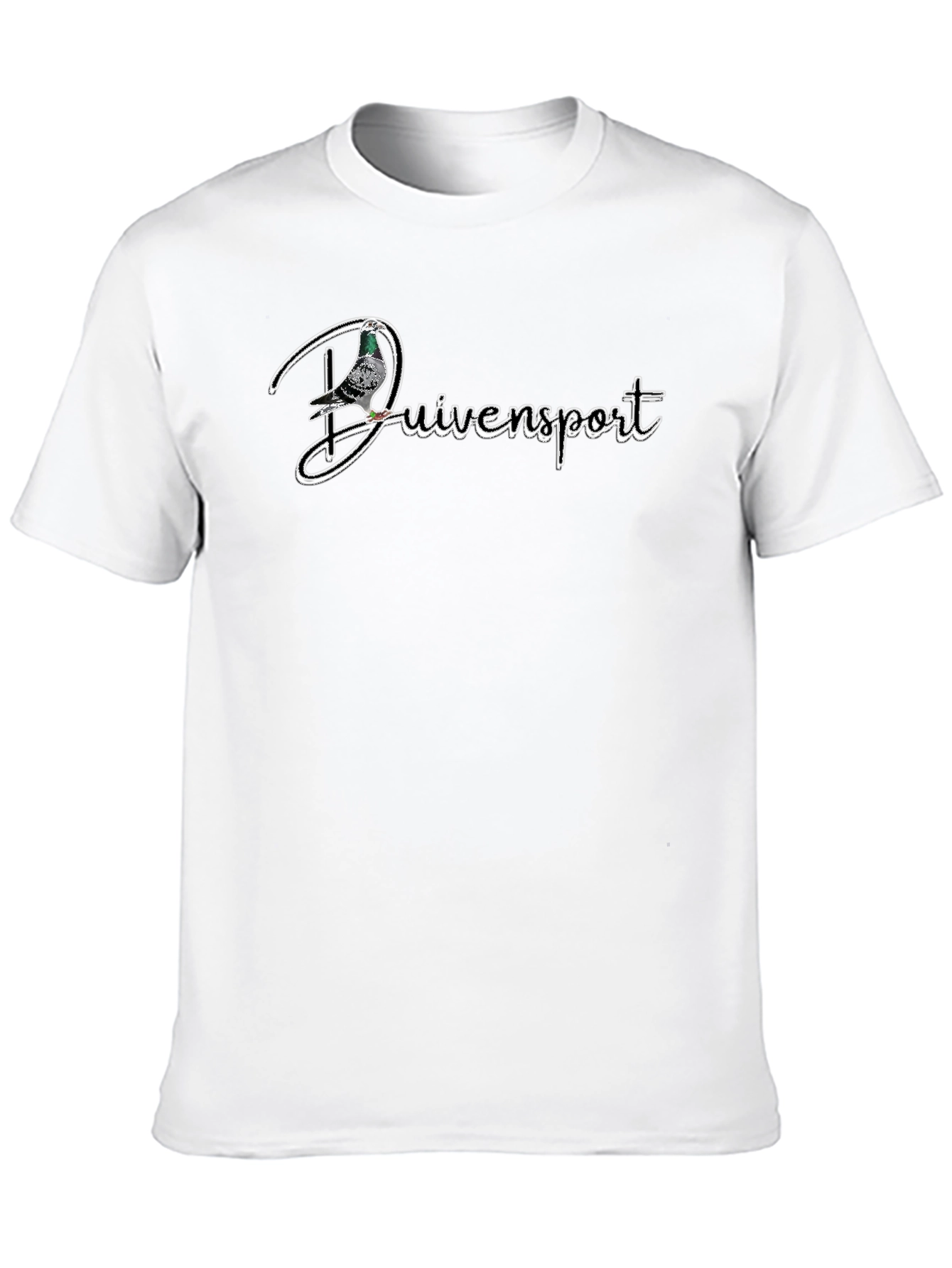 Duivensport Pigeon Graphic Tee - Black