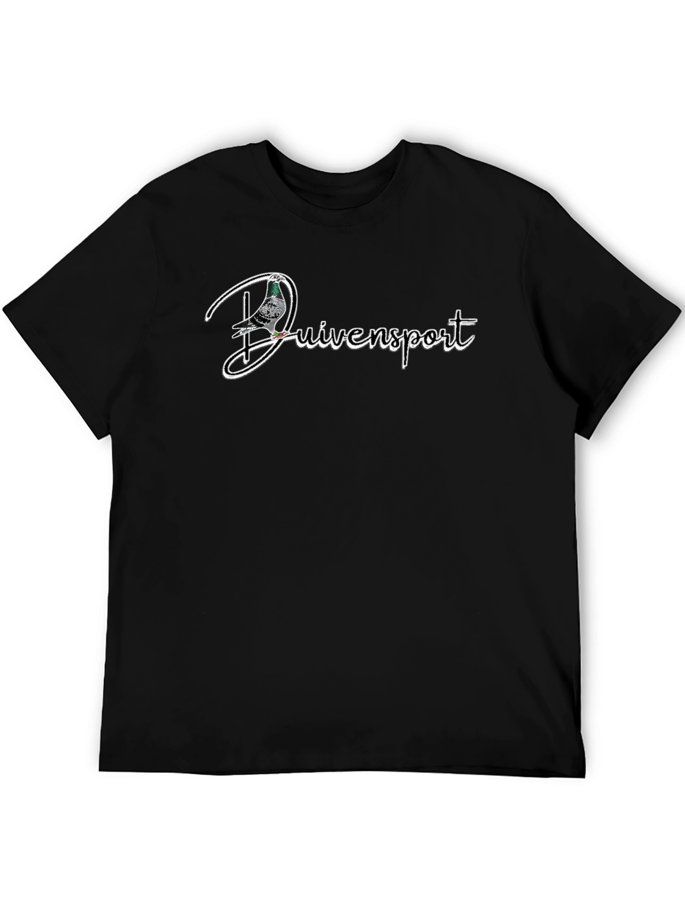 Duivensport Pigeon Graphic Tee - Black