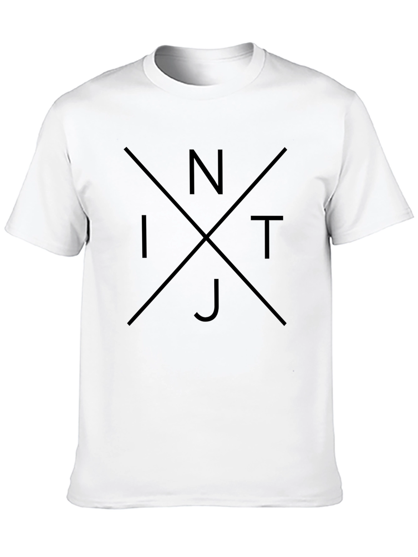 INTJ Personality Black Graphic Tee - Unisex
