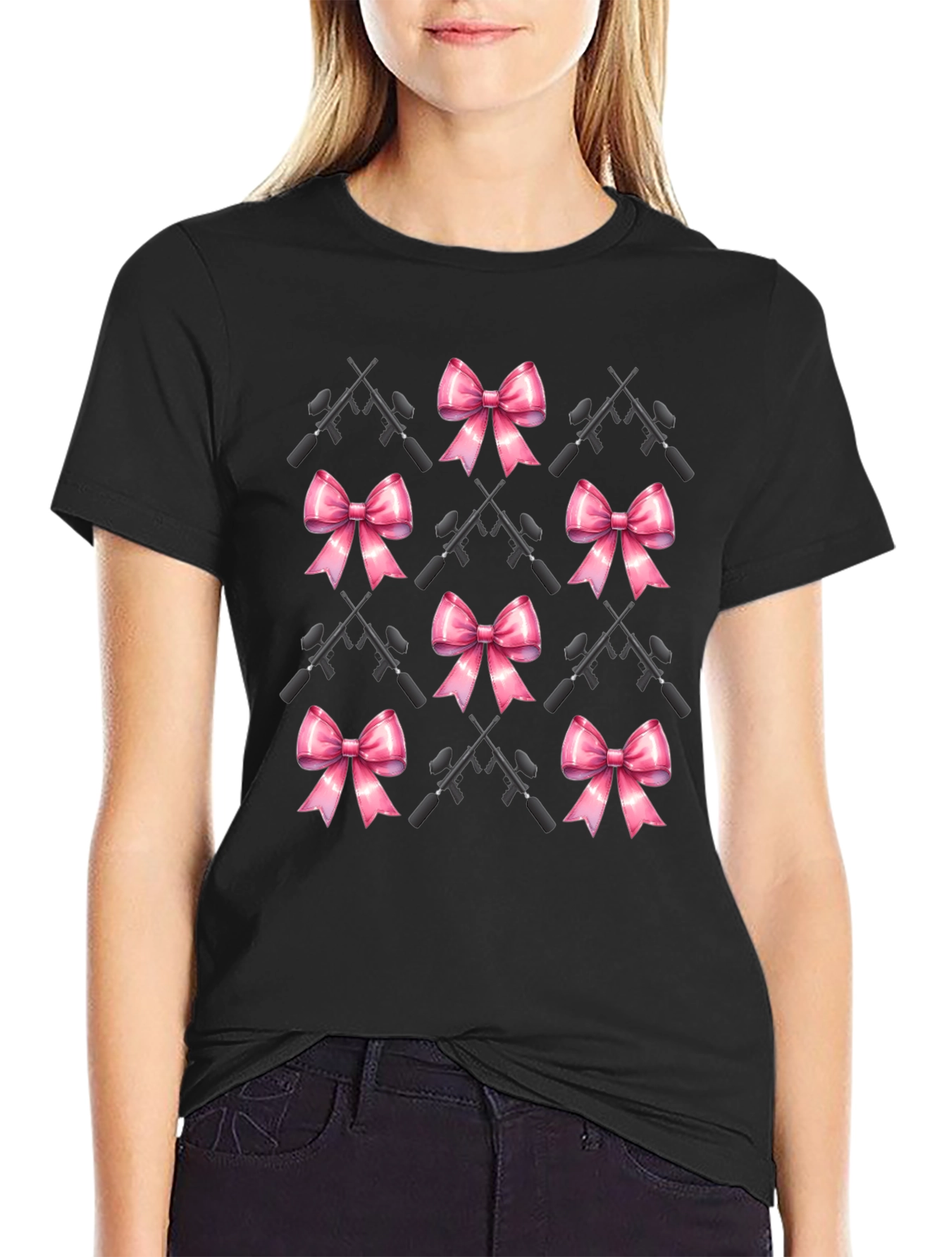 Paintball Bow Pattern T-Shirt