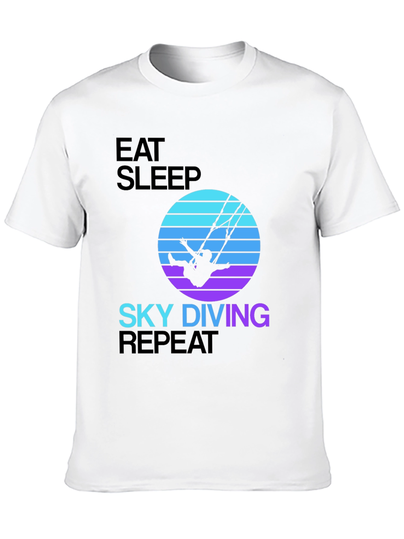 Eat Sleep Sky Diving Repeat T-Shirt