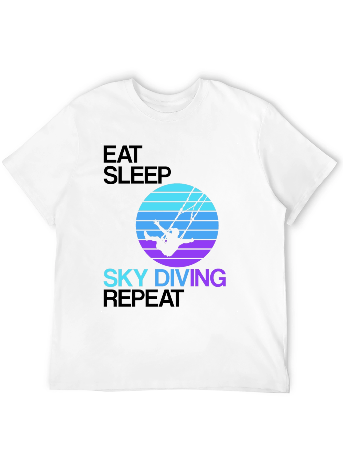 Eat Sleep Sky Diving Repeat T-Shirt