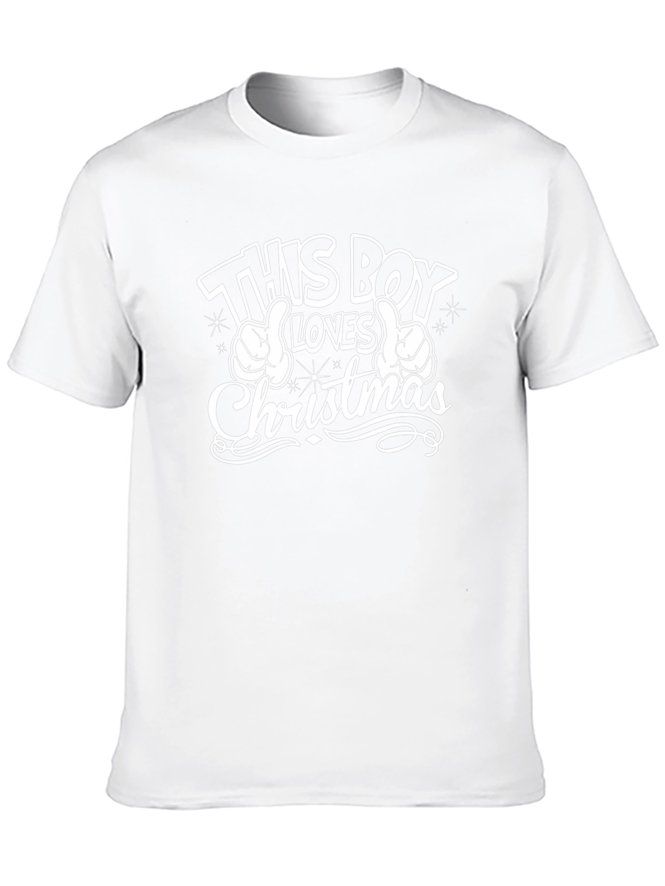 This Boy Loves Christmas T-Shirt