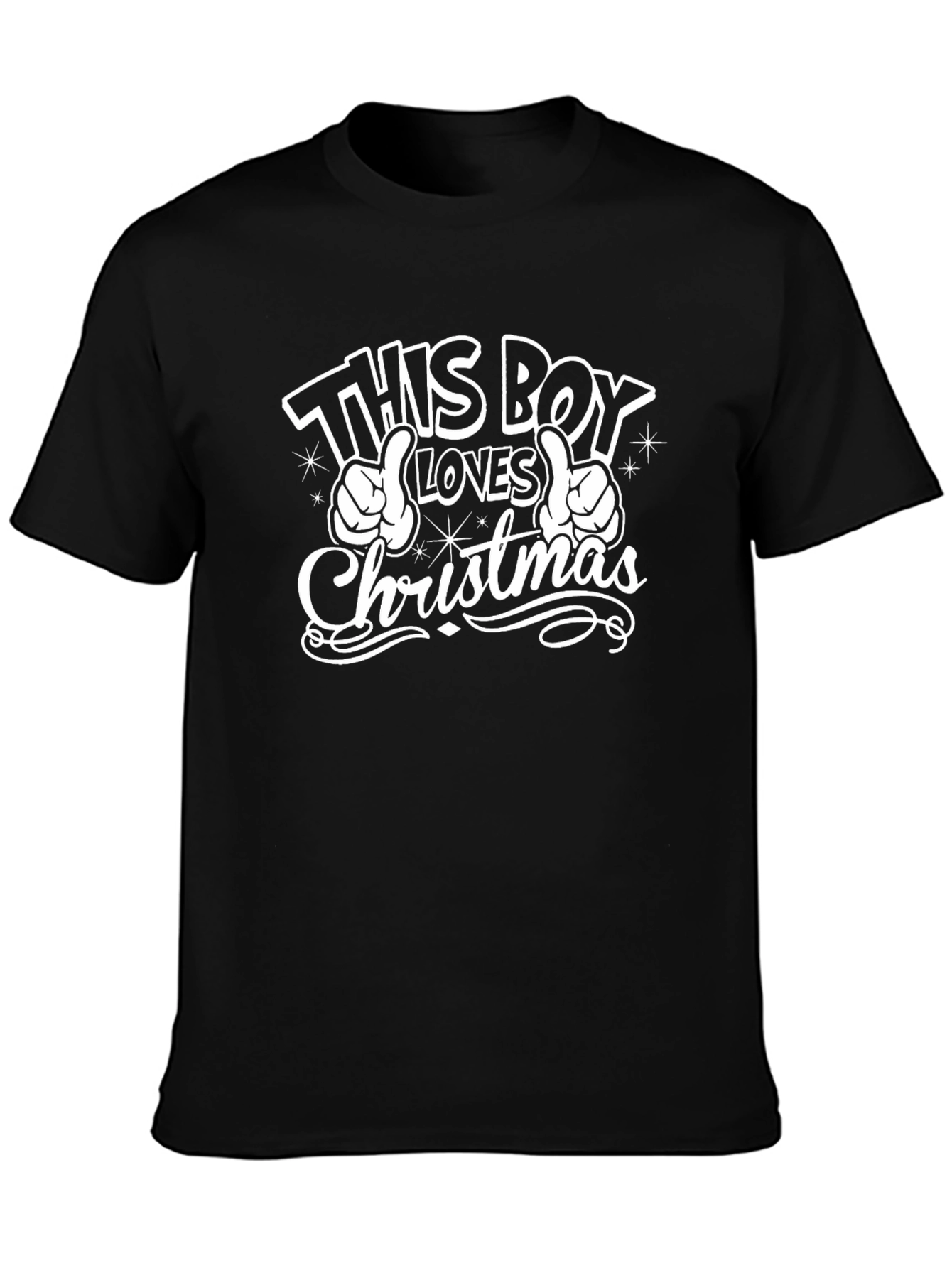 This Boy Loves Christmas T-Shirt