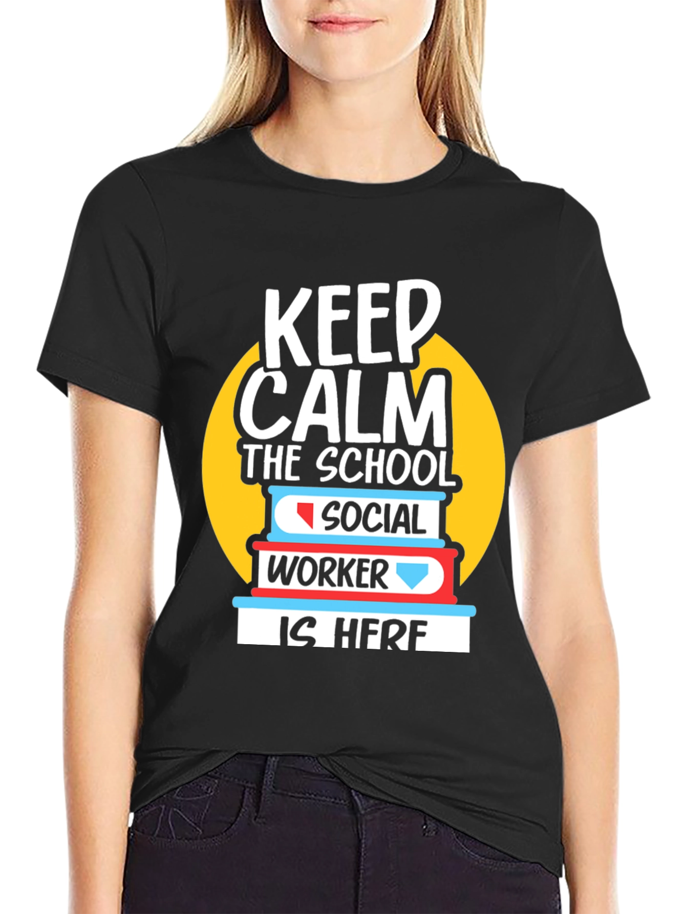 Keep Calm School Social Worker T-Shirt