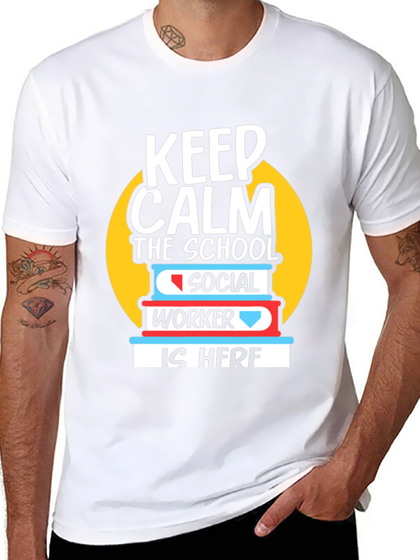 Keep Calm School Social Worker T-Shirt