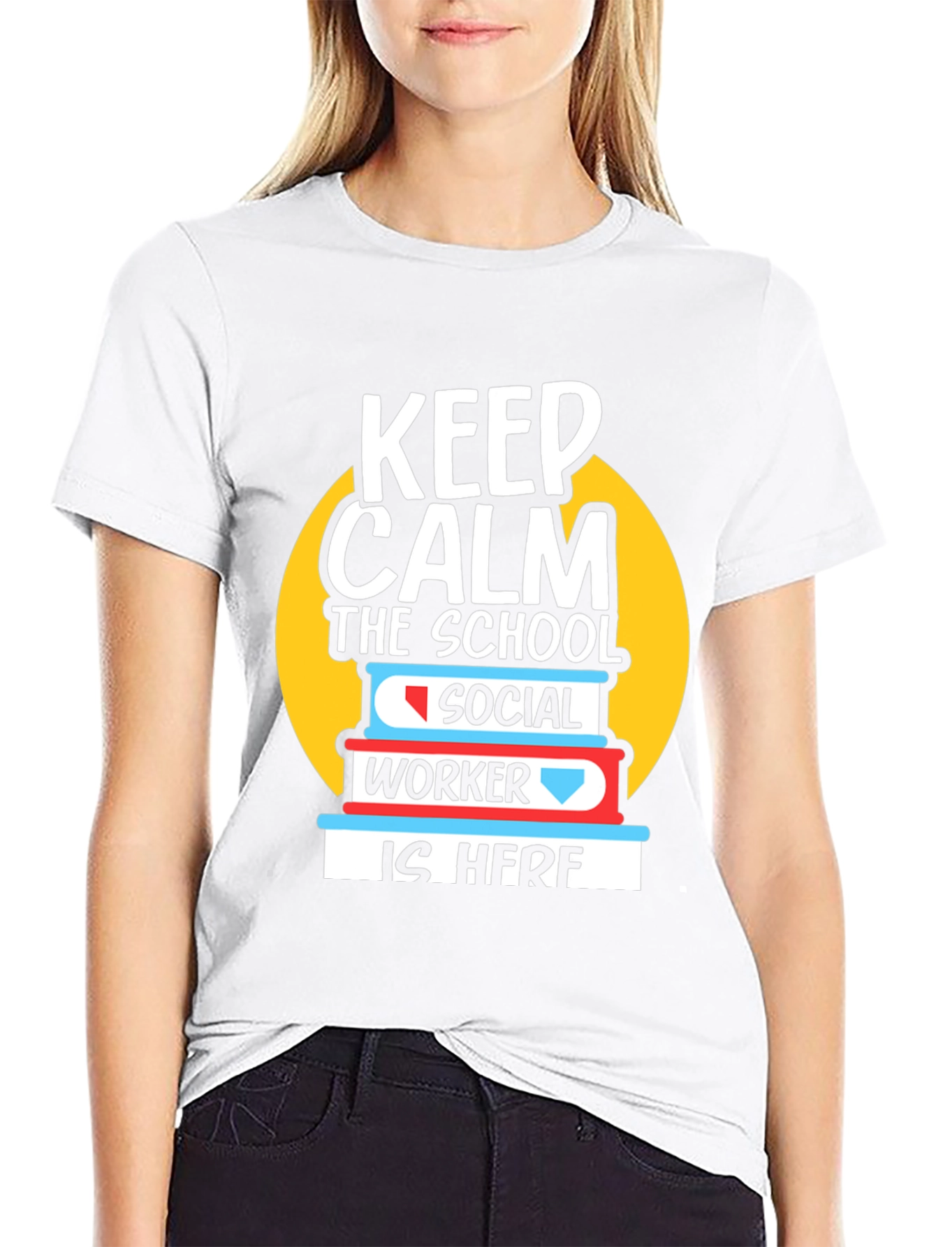 Keep Calm School Social Worker T-Shirt