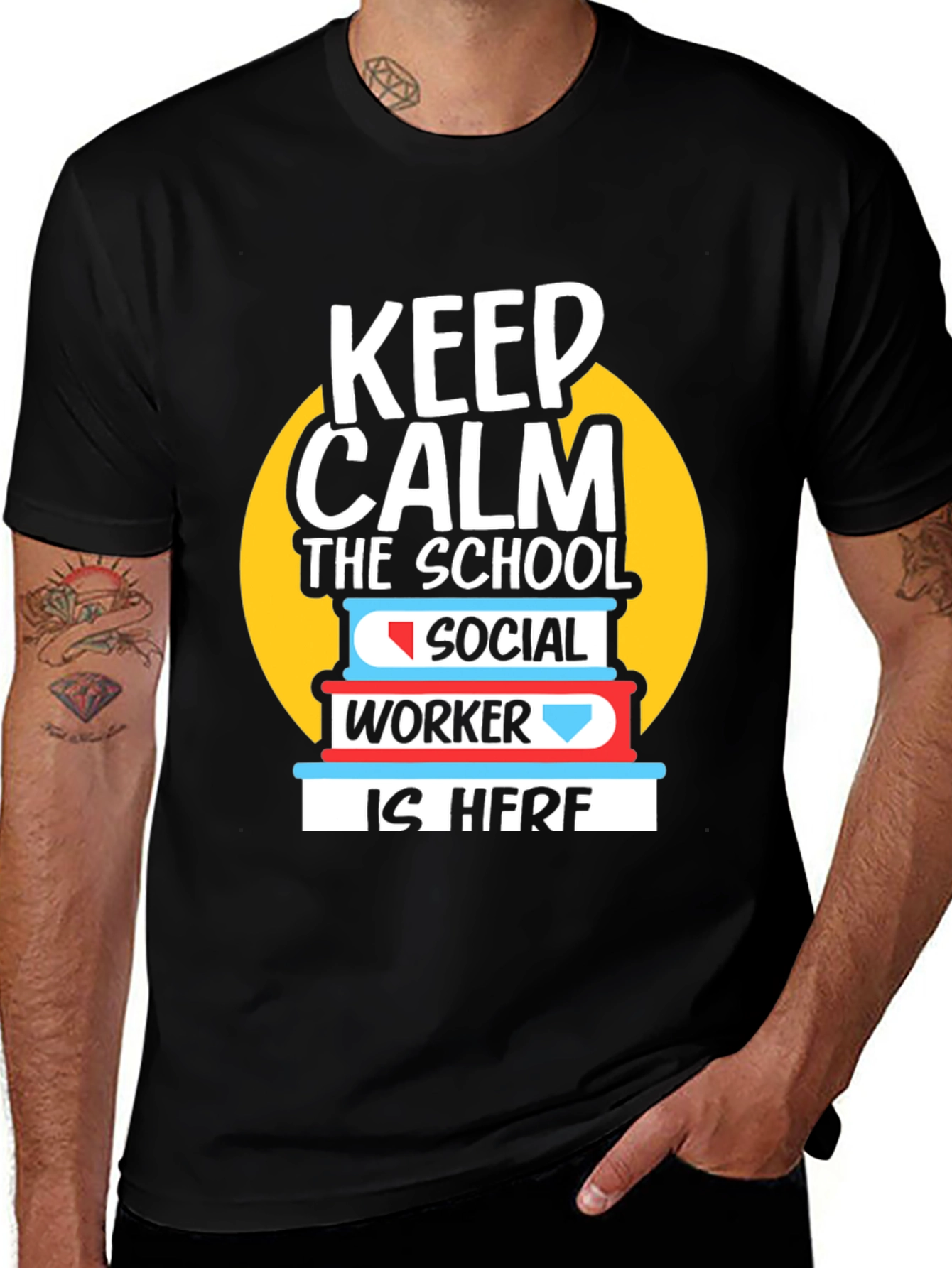 Keep Calm School Social Worker T-Shirt