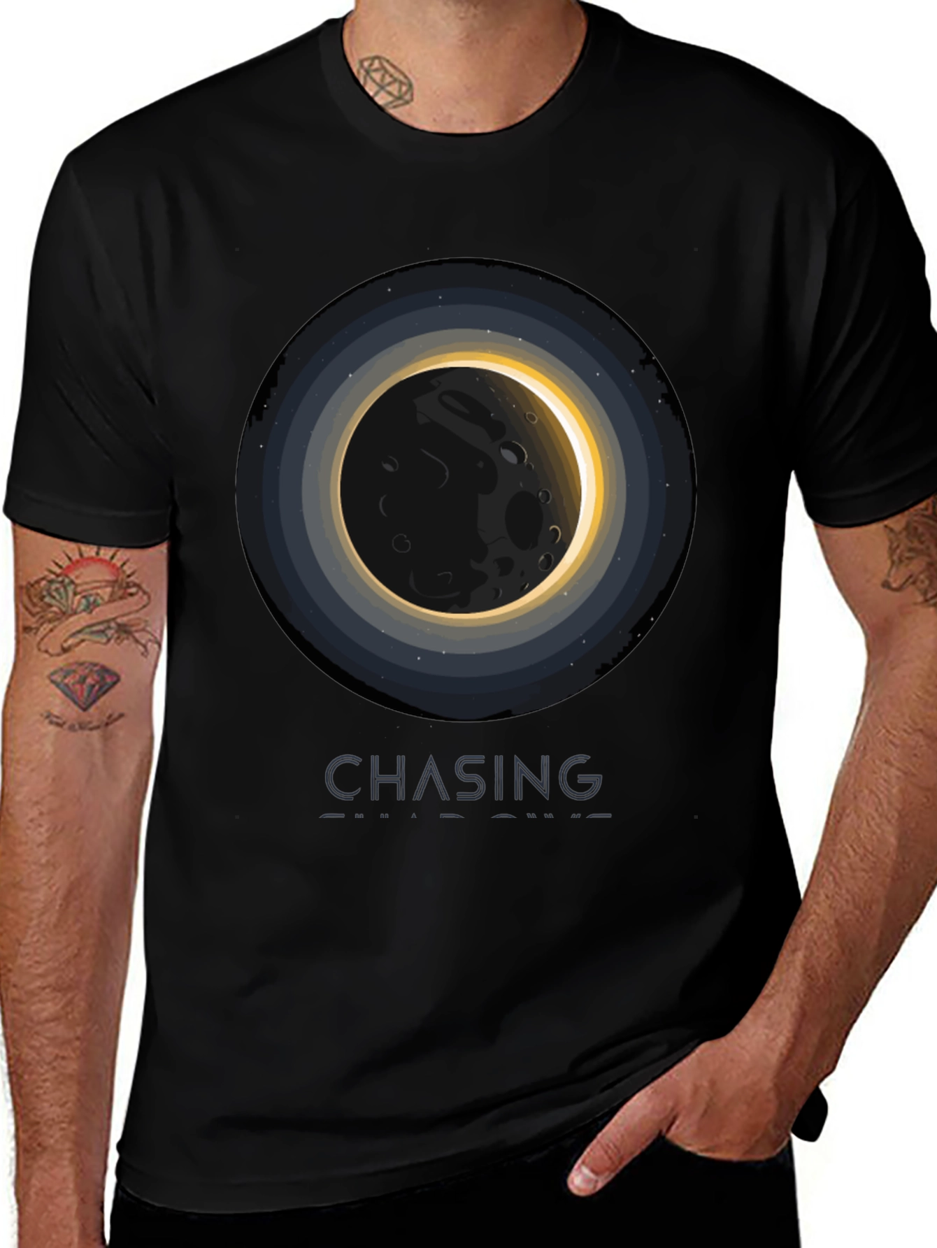 Lunar Eclipse Graphic T-Shirt - Chasing Celestial Events