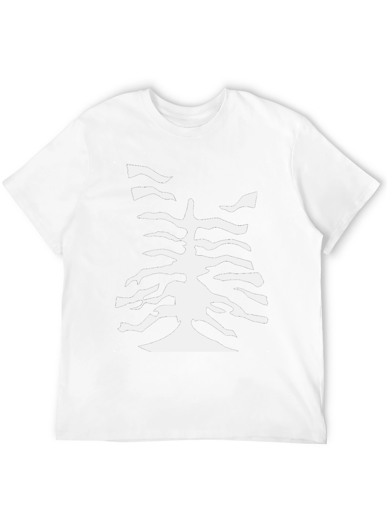 Abstract Tree Black T-Shirt