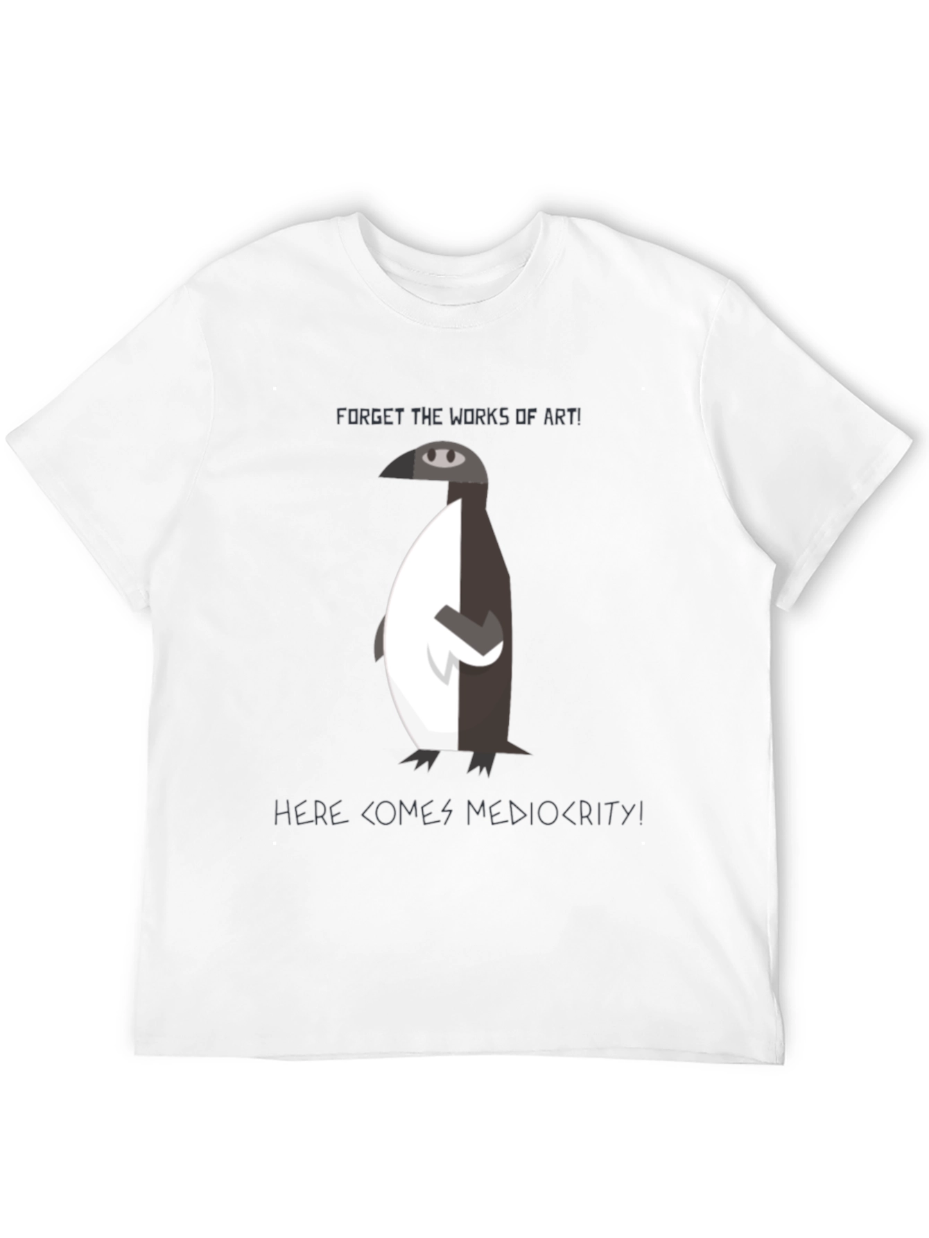 Penguin Mediocrity Graphic T-Shirt - Black