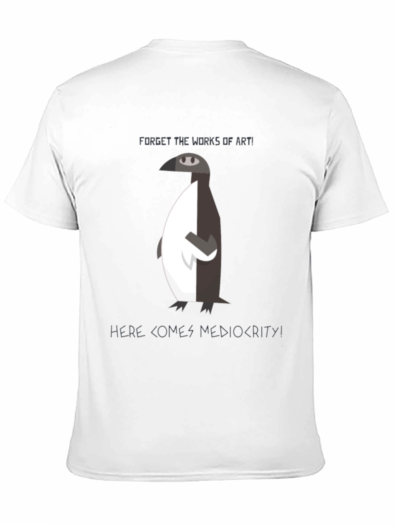 Penguin Mediocrity Graphic T-Shirt - Black