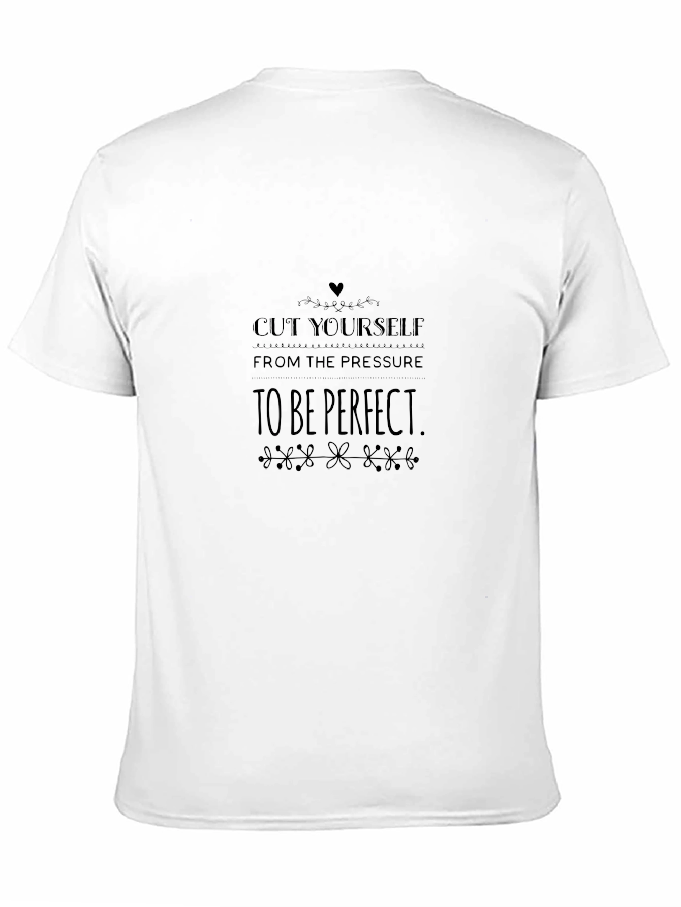 Inspirational T-Shirt - Cut Yourself Pressure - Black
