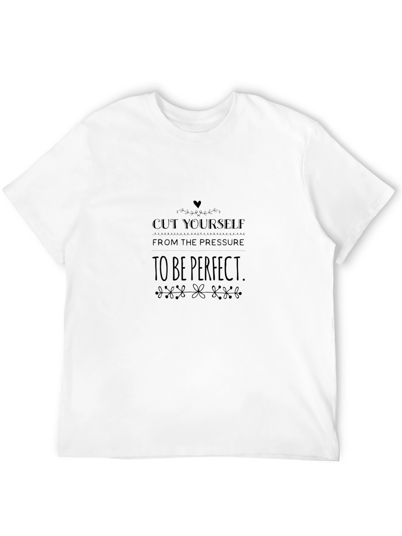 Inspirational T-Shirt - Cut Yourself Pressure - Black