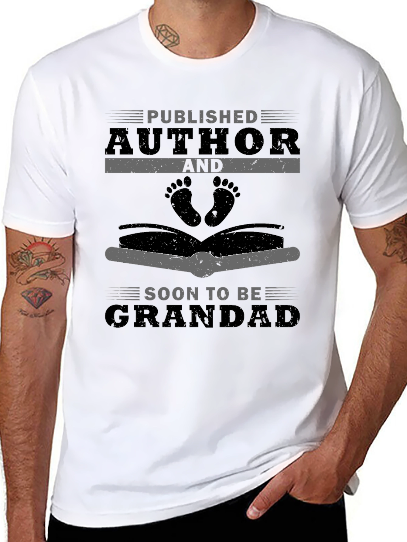 Published Author Soon To Be Grandad T-Shirt