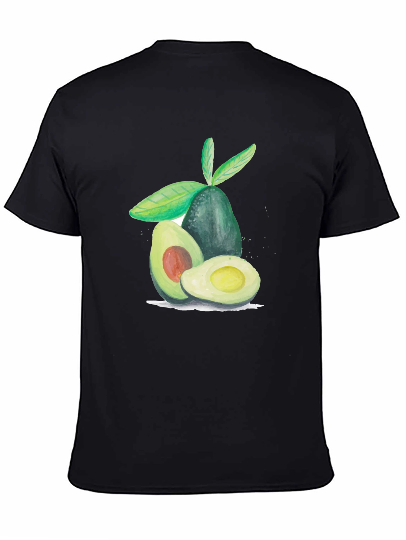Avocado Graphic Tee - Casual Fruit Print T-Shirt