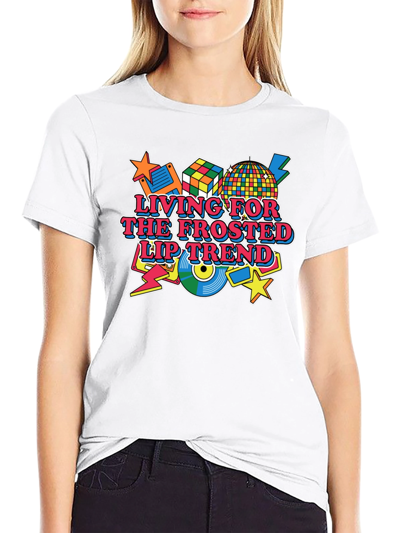 Frosted Lip Trend Graphic Tee