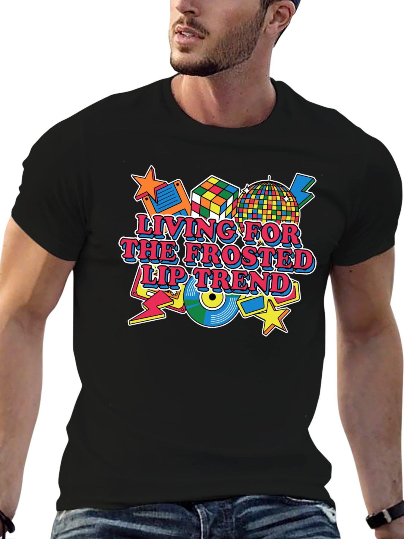 Frosted Lip Trend Graphic Tee