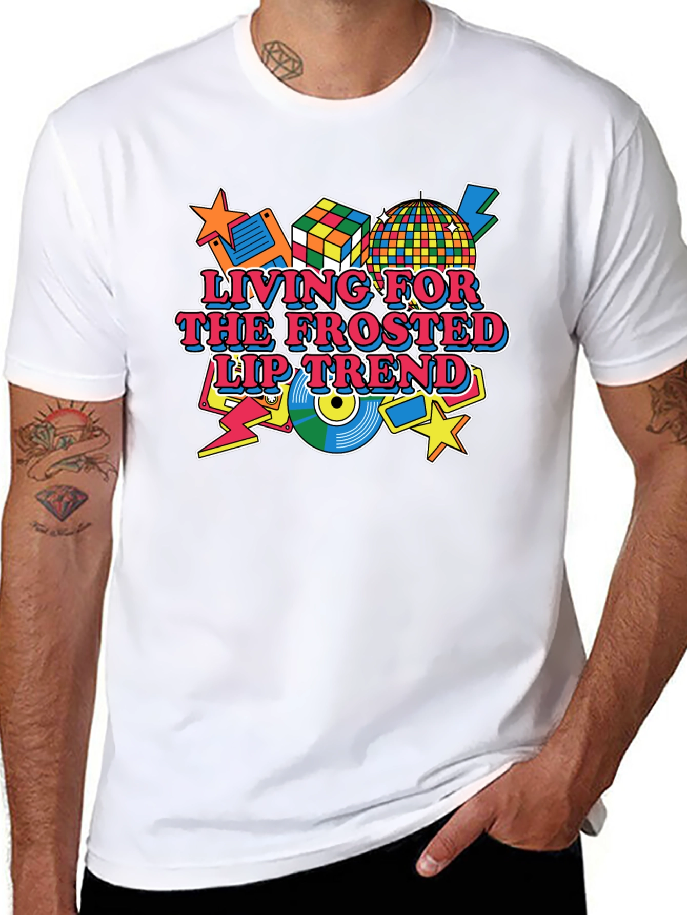 Frosted Lip Trend Graphic Tee