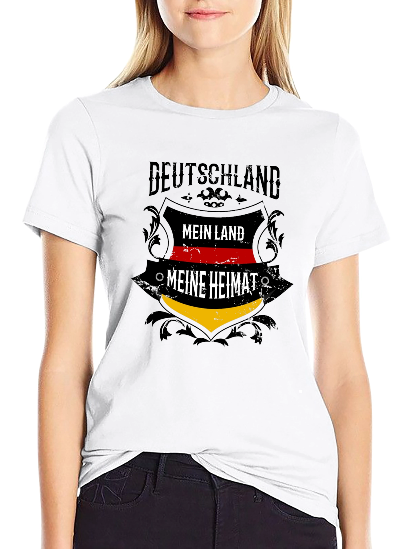 Deutschland T-Shirt: Mein Land Meine Heimat Pride Tee