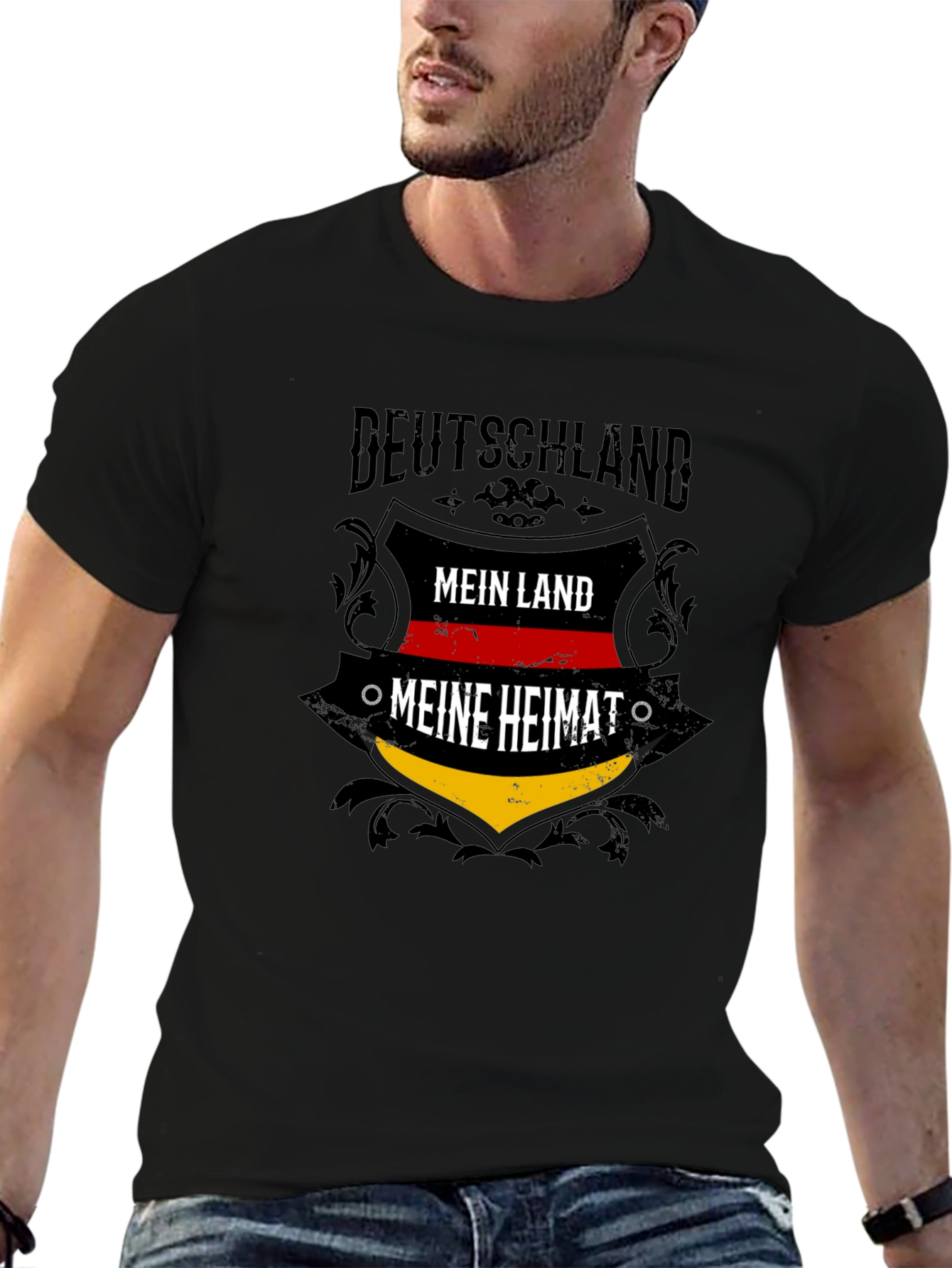 Deutschland T-Shirt: Mein Land Meine Heimat Pride Tee