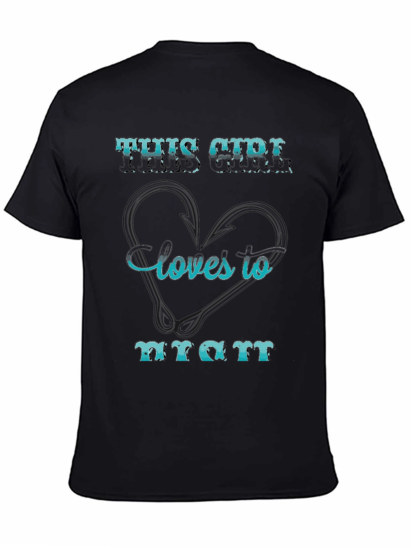 Fishing Lover T-Shirt - This Girl Loves to Fish